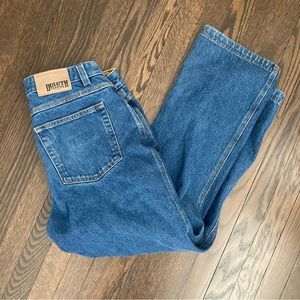 duluth trading relaxed fit ballroom flex jeans men’s size 35x29 Blue
